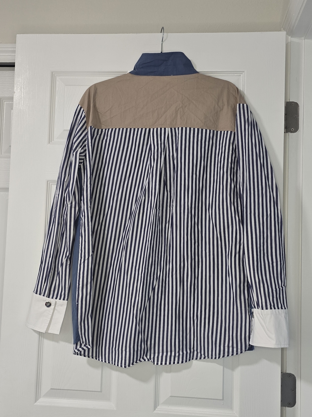 NEW RIVIR Blue Colorblock Two-Piece Pants Set - Picture 4 of 8